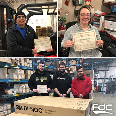 FDC Recognizes Employees for Exemplifying Company’s Core Values