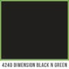 4240 Black N Green