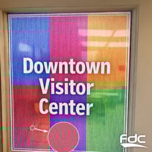 3M™ 8170 Perforated Window Graphic Film