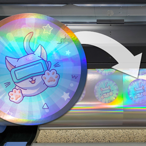 Lumina by FDC 3400 Holographic Film in 007 Unicorn. 257 Dazzle is also available. - FDC Graphic Films, Inc.