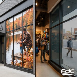 3M 8170 Perforated Window Graphic Film (FDC 7263)