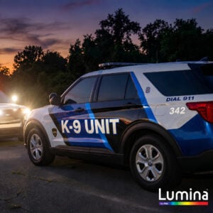 Lumina by FDC 7304 Print Media: Vehicle Marking-Grade Reflective Film