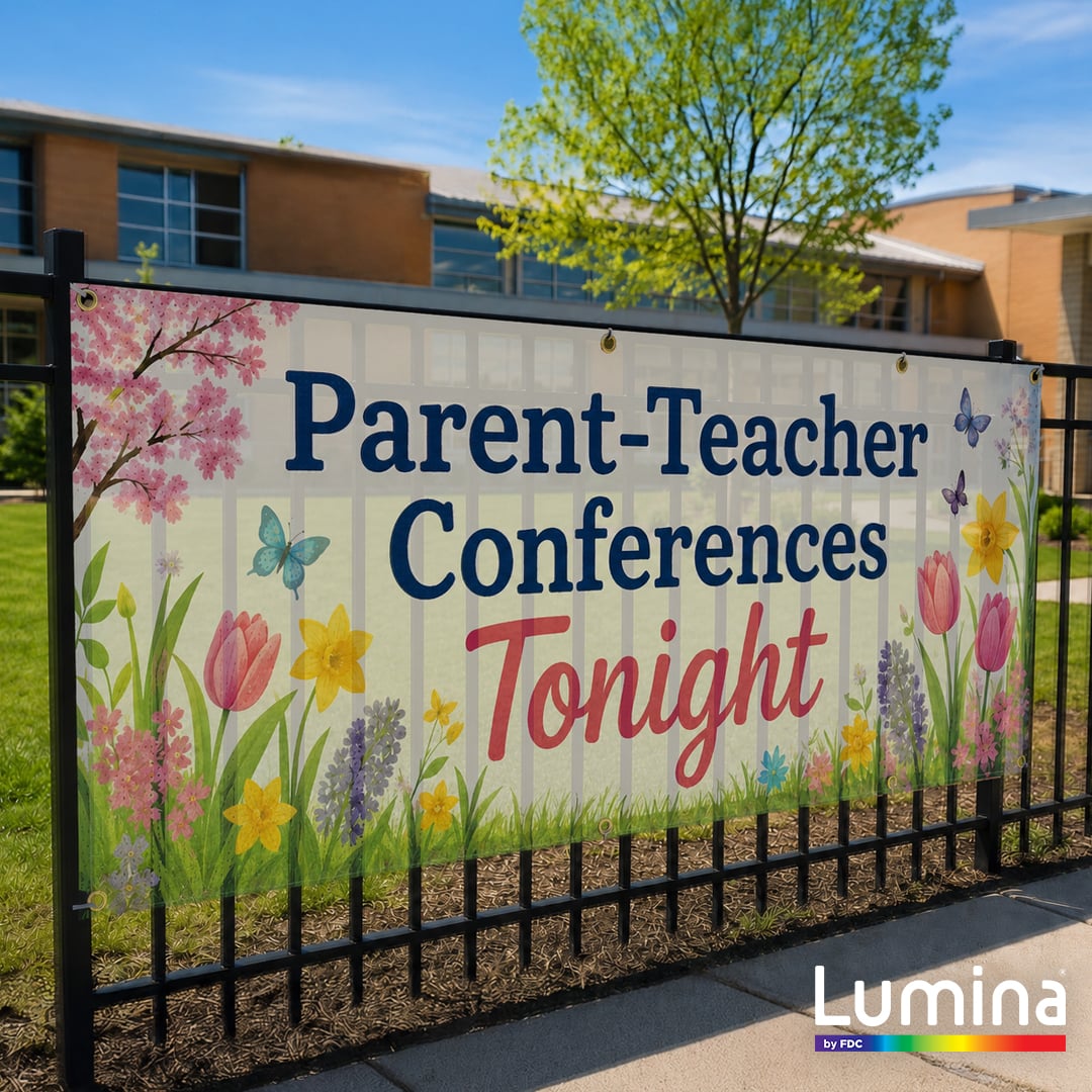 Lumina by FDC 7522 Print Media: Banner, 9 Oz Mesh Removable Liner